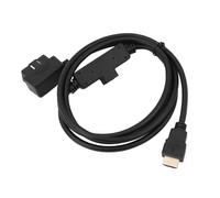Tbest Cable de Interfaz Multimedia Car Diagnostics II a HD H00008000, Reemplazo de Monitor Plug & Play Duradero para Edge CS2 CTS2 CTS3