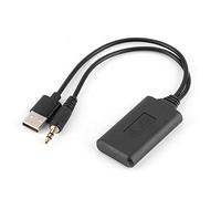 Tbest Cable de o Bluetooth, Cable de o Adaptador Bluetooth AUX, Cable de o AUX reemplazo para automóvil de 3.5 mm/0.14 Pulgadas Adaptador de Receptor inalámbrico Bluetooth HiFi Música