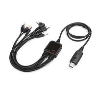 Tbest Cable de Programación USB con 8 Conectores | Material ecológico, compatible con Kenwood, suave y duradero, uso conveniente