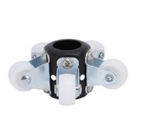 Tbest Cámara de Alcantarillado Rueda Guía, 23 Mm Diámetro Interior | 98 mm de diámetro exterior, diseño de 5 ruedas, acero inoxidable, cubierta protectora