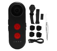 Tbest Cámara de Bicicleta, 140 ° Gran Angular Recargable de 1080p para la Visión Trasera de la Cámara Trasera con Luz Trasera (32G)