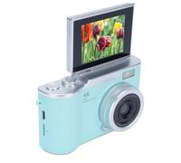 Tbest Cámara de Fotografía Digital 1080p 48MP High Resolution 2.4 Pulgadas HD Display 18x Video de Zoom Electrónico para Viajes Al Aire Libre ABS Compact Compact (Green)