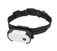 Tbest Cámara de Mascota con Cuello 1080p HD Anti Shake 0.96 Pulgadas IPS Color de Color Lente de Gran Angular para Ciclismo y Actividades Al Aire Libre Material ABS (White)