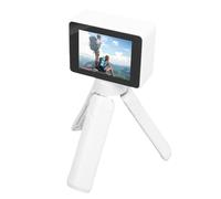 Tbest Cámara de Pulgar 1080P FHD Gran Angular Antivibración Acción Magnética Dividida con Trípode de App para Ciclismo Al Aire Libre Senderismo Vida de Mascotas Metal ABS Almacenamiento (White)