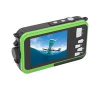 Tbest Cámara Digital 48MP 2.7K HD Dual Pantalla 16x Zoom Compacto Submarino para Estudiantes Adolescentes Buceando Abdominales 254G