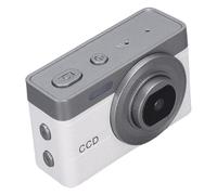 Tbest Cámara Digital con Llavero 1080P HD Retro Mini Portátil con Pantalla a Color de 0,96 Pulgadas Interfaz Tipo C para Viajes Grabación de Vida Estudio Material ABS
