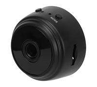 Tbest Cámara Inalámbrica Cámara WiFi Mini 1080P HD Cubierta Trasera Magnética Batería Incorporada de 240 MAh Monitoreo de Aplicaciones en Tiempo Real para el Hogar, Oficina, (Black)