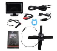 Tbest Cámara para Automóvil de bebé 1080P con Visión Nocturna Espejo de Asiento Orientado hacia Atrás de 4,3 Pulgadas para Bebés Niños Pequeños Ángulo de Visión Amplio de 150° Monitor