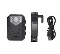 Tbest Cámara Portátil de Carrocería 4K en Night Motion Grabación Activada Video HD para la Encuesta de Entrevistas de Seguridad Material ABS 263g Peso