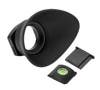 Tbest Camera Eyecup Opinfinder Reemplazo del Protector del Ocular para D800 D700 D4 D3S D3X D2X D2H F5 F6 con Nivel de Zapata y Cubierta de Plástico de Goma de Plástico