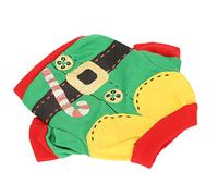 Tbest Camisa Navideña para Perros, Suéter Navideño Suave y Transpirable para Mascotas, Traje Festivo para Perros Pequeños, Medianos, Gatos, Conejos, Chihuahua, Yorkie, Pomerania (L)