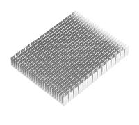 Tbest Capas Indusal Disipador de Calor Enfriador AUM Heank de Enfriamiento 50x20x20mm para Amplificador de CPU Contenido Electrónico PCBe (White)