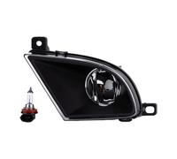 Tbest Carcasa de Luz Antiniebla Delantera, Portalámparas con Mazo de Cables y Enchufe, for Reemplazo y Reparación de Faro Antiniebla Delantero de Vehículo (Derecha 63177177712)