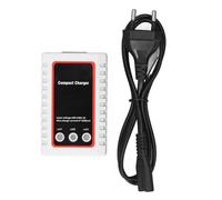Tbest Cargador de Batería LIPO RC Car, 2S -3S Balance Compact Charger para Barco de Aviones de Automóvil RC (EU Enchufe 100-240V)