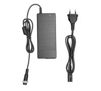 Tbest Cargador de Scooter Eléctrico de 42 V 2 A, Adaptador de Corriente Universal 100-240 V CA con Protección contra Sobrecarga de Cortocircuito, para Batería de Litio de 36 Serie