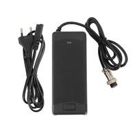 Tbest Cargador de Scooter Eléctrico de 54,6 V 2 A Adaptador de Corriente Cargador de Batería para Bicicleta Eléctrica de 48 V Carcasa ABS Premium con Protección contra Sobrecarga para (Enchufe de la