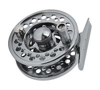 Tbest Carrete de Pesca con Mosca 3/4, Carrete de Pesca de Aleación de Aluminio CNC con 2 + 1 Rodamientos, Relación de Engranaje 1:, de Frenos y Parada para Trucha, Salmón y Lubina