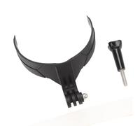 Tbest Casco de Motocicleta Monte de la Barbilla Consegura Soporte de Cámara Antideslizante de Acción para la Cara para la Cara Completa PA Material 44G