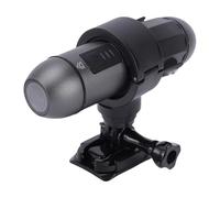 Tbest Casco para Cámara de Acción 4K, WiFi, Lente Dual Delantera y Trasera, IP66, Resistente Al Agua, Pulsera Bluetooth Antivibración, Grabadora de Ciclismo