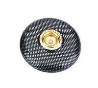 Tbest Cello Mat， Cello Pad Antideslizante Cello Endpin Stopper Holder Soporte Cello Hole Plastic + Metal Holder Floor Protector Violoncello Instrument (Negro)