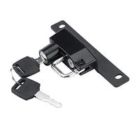 Tbest Cerradura para Casco de Motocicleta, Aleación de Aluminio de, Gancho de Montaje Lateral Izquierdo, Almacenamiento Seguro para Modelos R NineT 2014 2016, Negro, 13cm