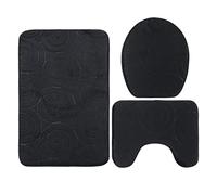 Tbest Cinturón Elástico Agua Mats de Baño Ajuste PEGO Fino 3 STC STCS Suaves (Black)
