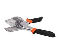 Tbest Cizalla De Inglete Angular con 10 Uds. De Cuchillas, Tijeras Biseladas para Tubo De Alambre De PVC, Pegamento De Plástico, Herramienta De Corte Angular para Corte De Madera
