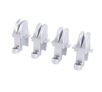 Tbest Clips de Parachoques para Barcos Ajustador de Suspensión de Acoplamiento de Riel Cuadrado de Reposicionamiento Rápido Ajustable para Pontón de Yate Hecho de Material ABS 4