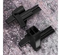 Tbest Clips de Plástico para Estante de Paquetes, Soporte de Cubierta de Equipaje A16969302849051 Apto para W169 A Clase, Tapa de Maletero Negra, Persiana Enrollable, Material ABS, 2