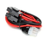 Tbest Conector Ower, Cable de Alimentación Yaesu Ft857, Cable de Alimentación Icom 706, Cable de Alimentación Yaesu 1M/3.3Ft Cable de Alimentación de Radio de Coche Ondas Cortas Apto
