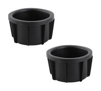 Tbest Consola Caja Portavasos Inserto, Goma Ajuste 55618-42040 | Material de goma de primera calidad, Fácil de instalar, Organizador interior para bebidas