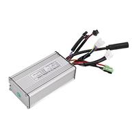 Tbest Controlador Bicicleta Eléctrica 36V 48V 25A con Cable de Luz Doble Disipación de Calor Controlador de 9 Tubos, para Motor sin Escobillas de 750W