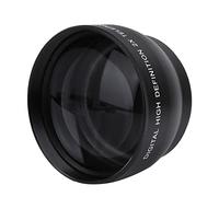 Tbest Converter de Teleobjetivo 2x de Alta Definición para una Cámara de Soporte de 52 Mm, Objetivo Impermeable para el Aceite para Fotografía Fotografía Al Aire Libre