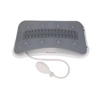 Tbest Cortadora de Espalda con Bomba Manual, Altura Ajustable de PP Herramienta Auxiliar Lumbar Lumbar para el Hogar y la Oficina (Grey)