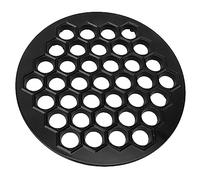Tbest Creador de Pelmeni Ruso de Aluminio Sostenible Knoodles para Cocción Simple, 37 Hoyos para Herramientas de Cocina de las Comidas Familiares (BLACK)