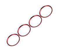 Tbest Cubierta de Cubo Rojo Reemplazo para 2016-2019 | Aleación de aluminio, Elegante, Fácil instalación, Durable, Aspecto único