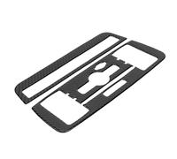 Tbest Cubierta de Panel de Aire Acondicionado de CD de Fibra de Carbono, Moldura Protectora Flexible Premium Resistente A los Arañazos para Estilo A Clase B CLA GLA 2PCS