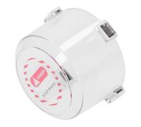 Tbest Cubierta de Parada de Emergencia Magnética Protector de Empuje Transparente Redondo para Dispositivo de Control Industrial La Emergencia Magnética S está Hecha de PC Excelente con una Cubierta