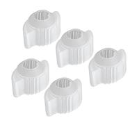 Tbest Cubierta de Perilla de la Puerta de Seguridad para Niños de Silicona con un Cómodo, sin Choque Electrostático para la Protección del Hogar