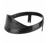 Tbest Cubierta de Protección de Lámpara Cubierta de Faro de Motocicleta Reemplazo de Borde de Bloqueo para Vespa Gts 250 300 2018-2021 Negro (A (patrón de carbono))