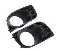 Tbest Cubierta de Rejilla de Luz Antiniebla Delantera, Bisel Embellecedor de Lámpara Negra para 2008-2016