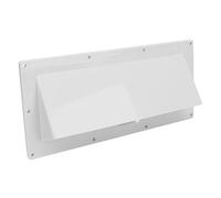 Tbest Cubierta de Ventilación para RV, Clips Bloqueables de ABS Blanco, Ajuste Seguro para Remolque, Campana Extractora, Pared Lateral de 3 1/2 10/8 Pulgadas
