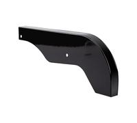 Tbest Cubierta Protectora de Cadena de Bicicleta, Hierro 408 Mm, Reemplazo | Construcción de Hierro, Acabado Negro Brillante, Protector de Embrague, Lluvia, Compatibilidad con CT200U CT200U EX CT200U