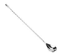 Tbest Cuchara de Barra de Barra Cóctel de Acero Inoxidable Mezcla de Mezcla para Jugo Café de té Helado (#4)