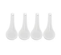 Tbest Cuchara de Cerámica, Diseño Elegante de Largo | Material de porcelana, Fácil de limpiar, Herramienta de cocina versátil, Adecuado para el hogar, hotel, restaurante