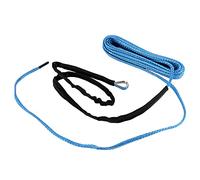 Tbest Cuerda de Cabrestante de Nailon Sintético Resistente, 7700 Libras, Correa de Remolque de Recuperación de Resistencia a la Rotura para SUV, ATV, UTV, Maletero, 15 M, 50 Pies de (A (Azul))