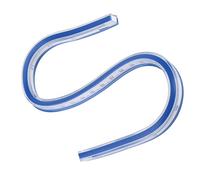 Tbest Curva de Plástico Flexible Lineal Strong Design Herramienta para Encuestas Técnicas de construcción: Artesanía Significa 1 PCS (30 cm/11.8in)