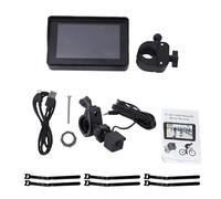 Tbest de Cámara de Visión Trasera para Bicicletas con Monitor de 5 Pulgadas, Resolución, ángulo de Visión Amplio de 110 Grados, Batería de 12 Horas, Compatible c