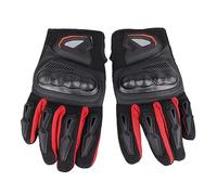 Tbest de Motocicleta Rojo L Tamaño Función Antideslizante Transpirable Cómodo para Ciclismo Competición Er de Motocicleta El Guante Adecuado para Es para Correr Al Aire Libre, como