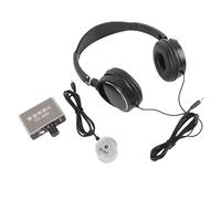 Tbest Detector de Doble Sonda para Tuberías Subterráneas - Herramienta de Detección Sensible con Amplificación de Sonido para Tuberías de Cemento, Acero y PVC - Recargable y Construcción de ABS/Metal